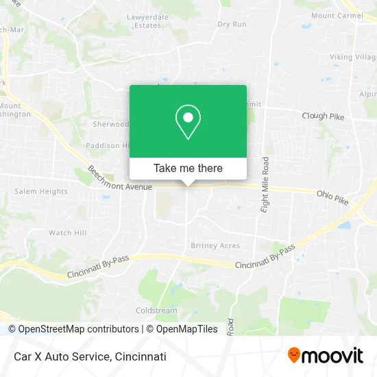 Car X Auto Service map