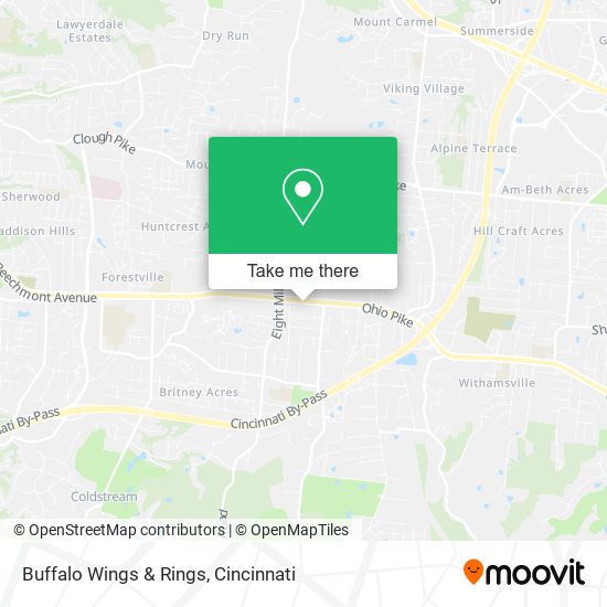 Buffalo Wings & Rings map