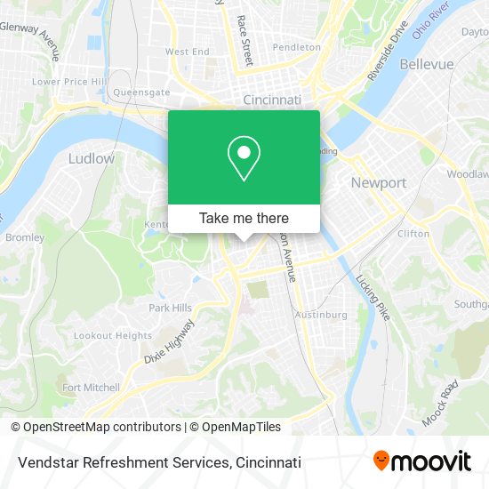 Vendstar Refreshment Services map