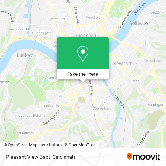 Pleasant View Bapt map