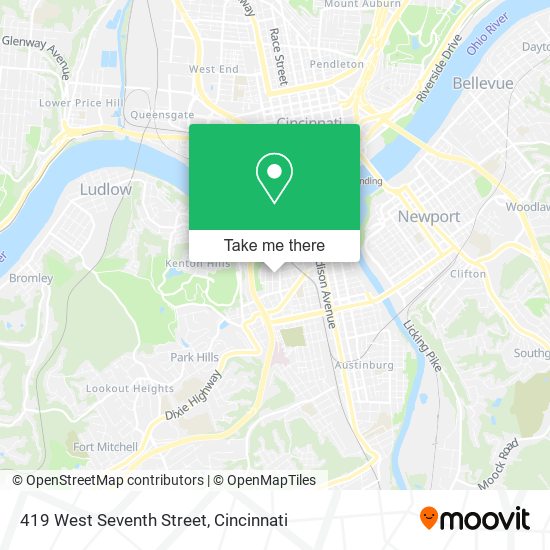 Mapa de 419 West Seventh Street