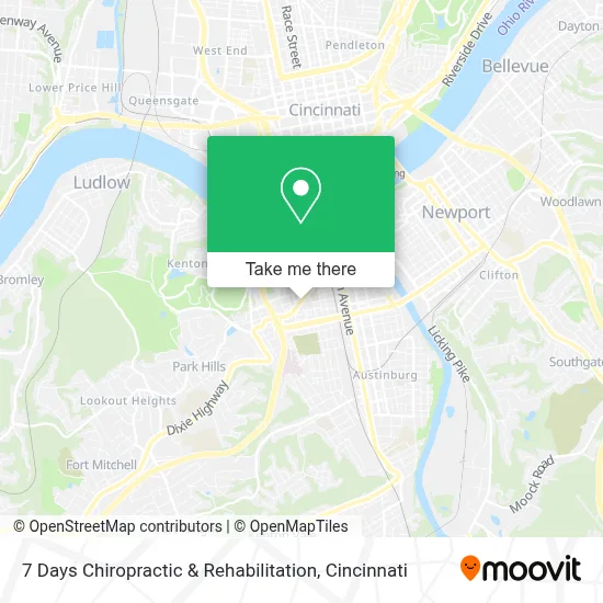 7 Days Chiropractic & Rehabilitation map