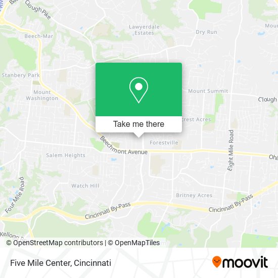 Mapa de Five Mile Center