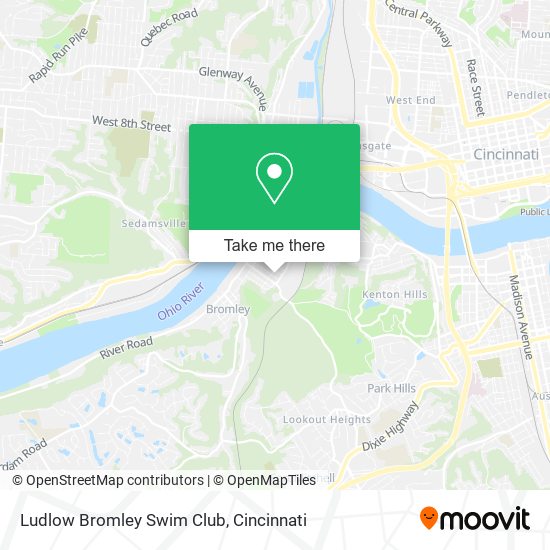 Mapa de Ludlow Bromley Swim Club