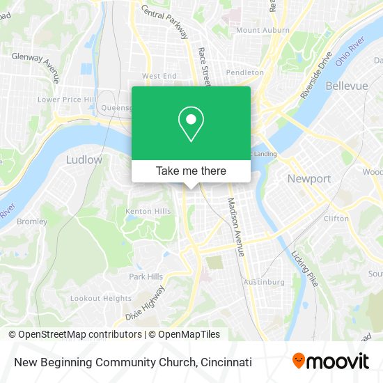 New Beginning Community Church map