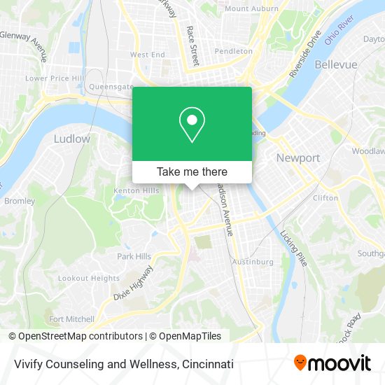 Vivify Counseling and Wellness map