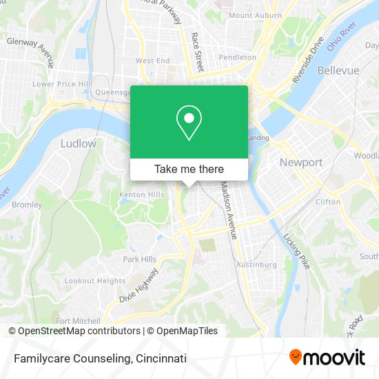 Familycare Counseling map