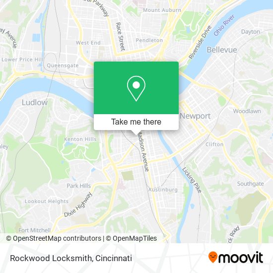 Mapa de Rockwood Locksmith