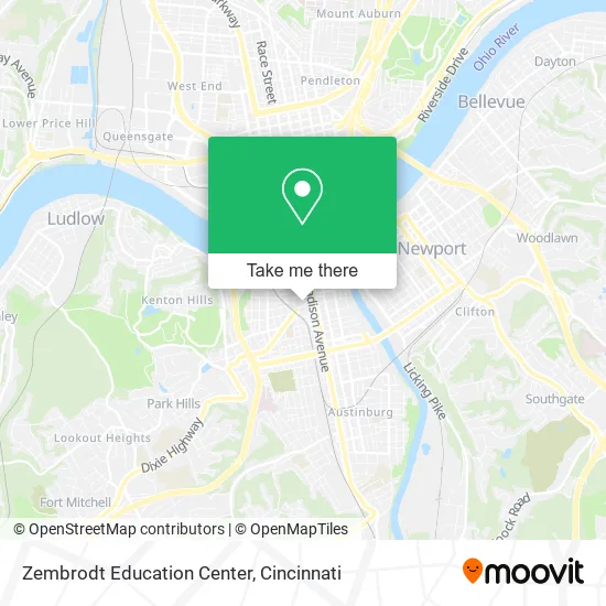 Zembrodt Education Center map