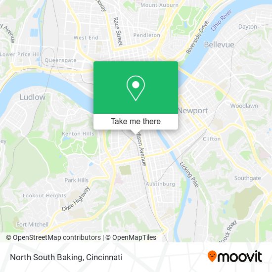North South Baking map