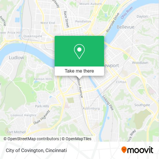 City of Covington map