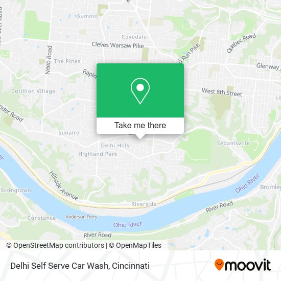 Mapa de Delhi Self Serve Car Wash