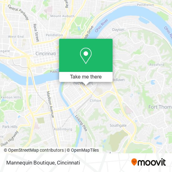 Mapa de Mannequin Boutique