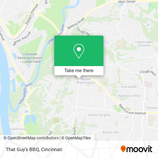 Mapa de That Guy's BBQ