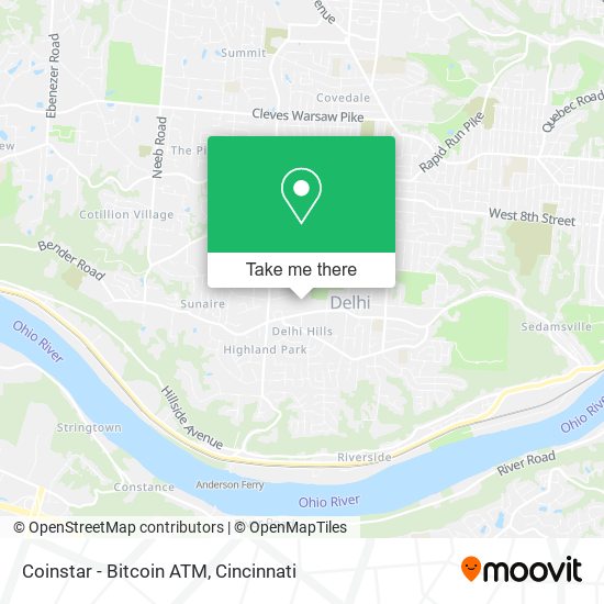 Coinstar - Bitcoin ATM map