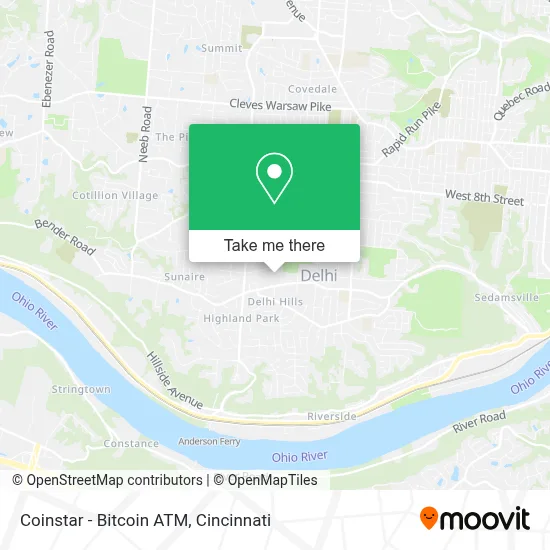 Coinstar - Bitcoin ATM map