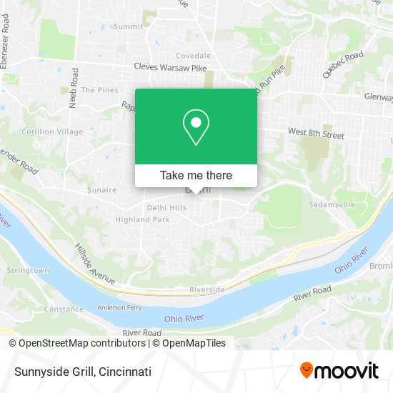 Sunnyside Grill map