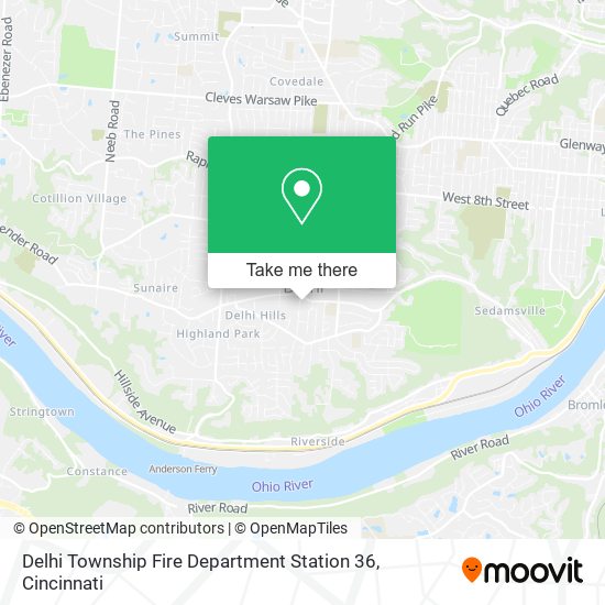 Mapa de Delhi Township Fire Department Station 36