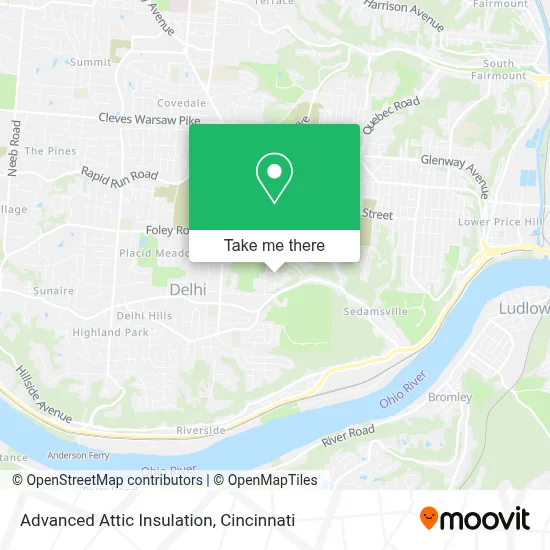 Advanced Attic Insulation map