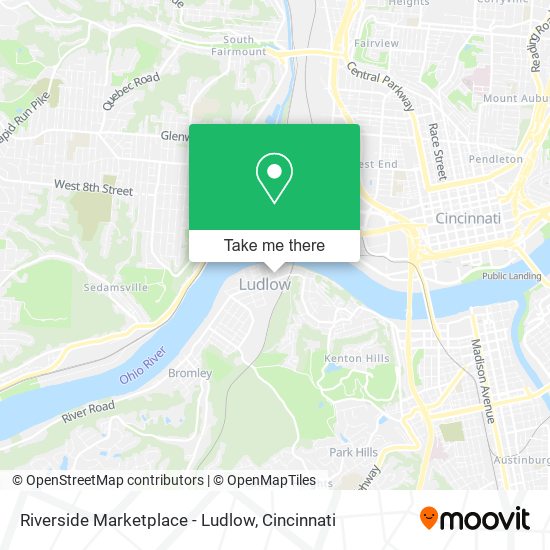 Mapa de Riverside Marketplace - Ludlow