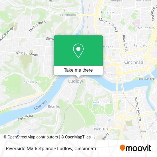 Riverside Marketplace - Ludlow map