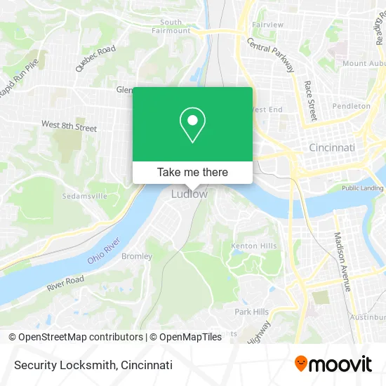 Security Locksmith map