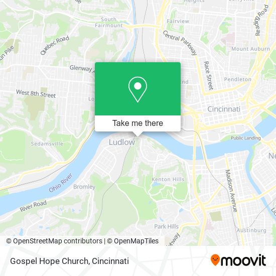 Gospel Hope Church map