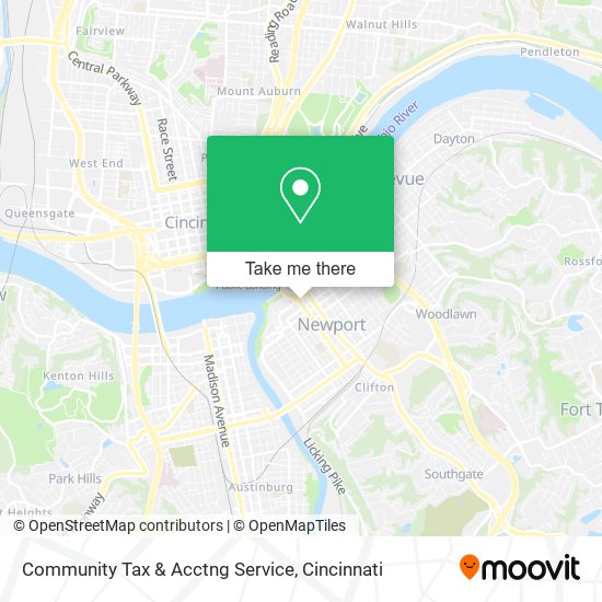 Community Tax & Acctng Service map