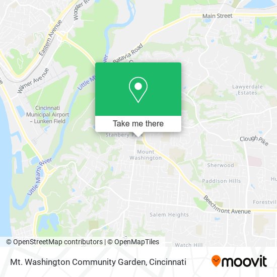 Mapa de Mt. Washington Community Garden