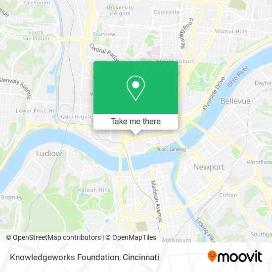 Mapa de Knowledgeworks Foundation