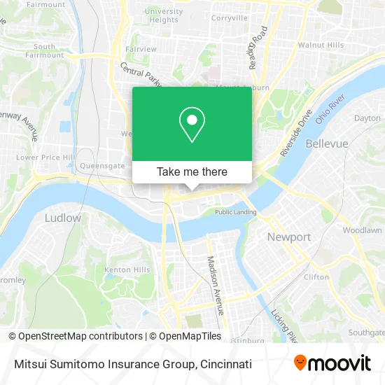 Mitsui Sumitomo Insurance Group map