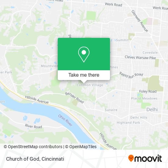 Church of God map