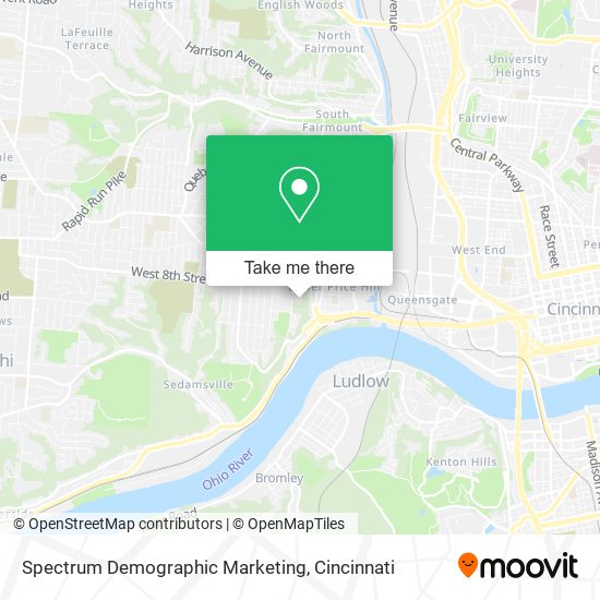 Mapa de Spectrum Demographic Marketing