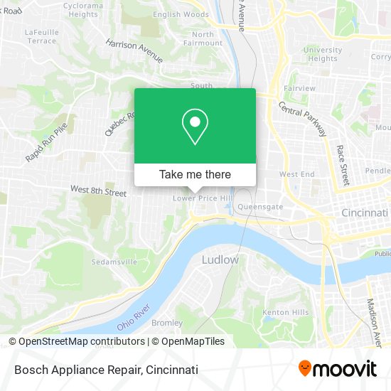 Bosch Appliance Repair map