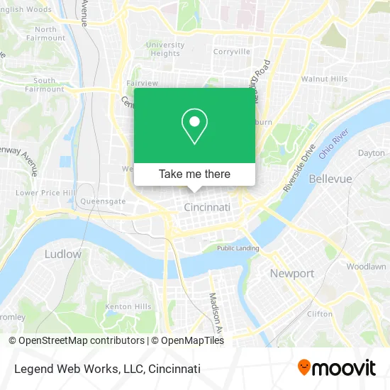 Legend Web Works, LLC map