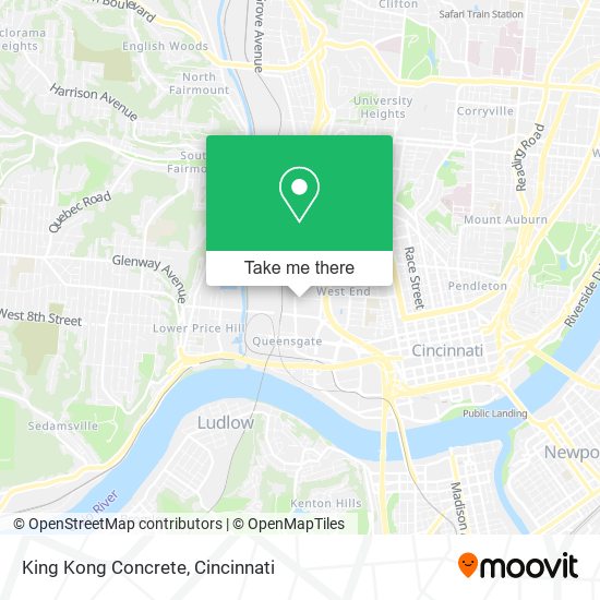 King Kong Concrete map