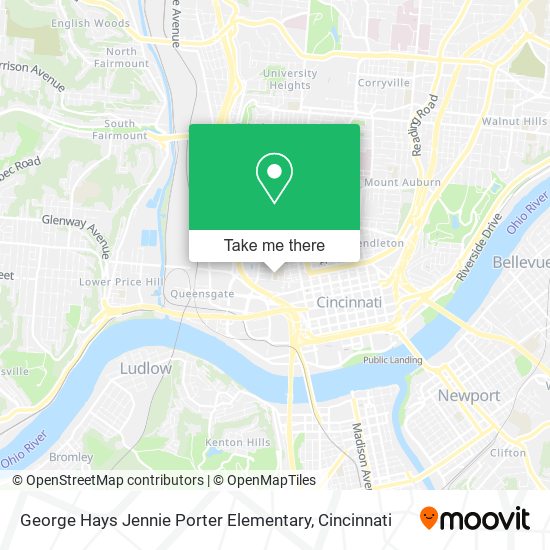 Mapa de George Hays Jennie Porter Elementary