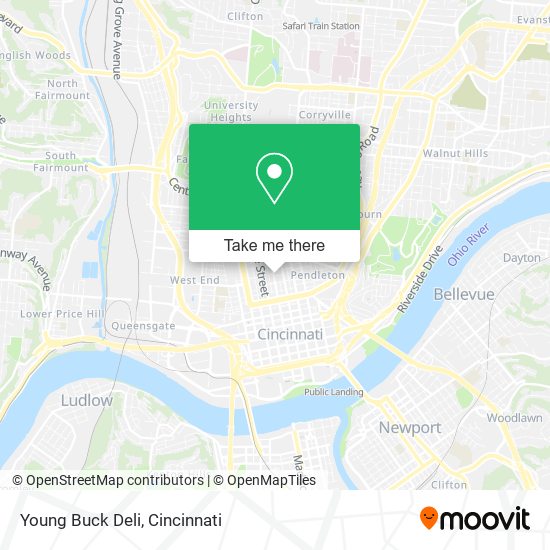 Mapa de Young Buck Deli