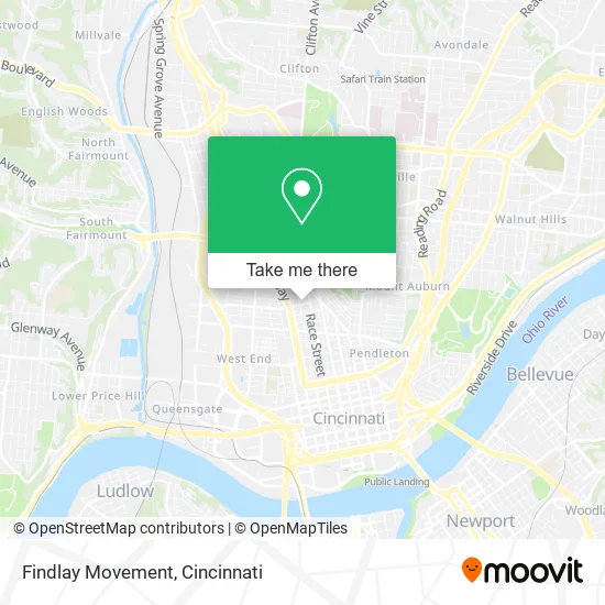 Findlay Movement map