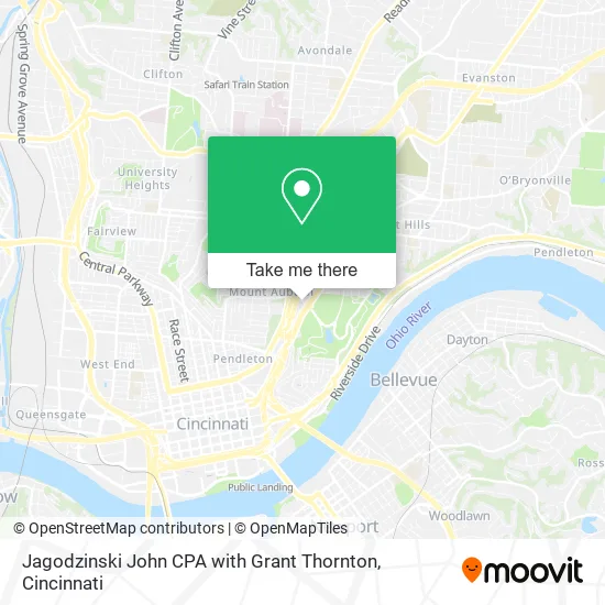 Jagodzinski John CPA with Grant Thornton map