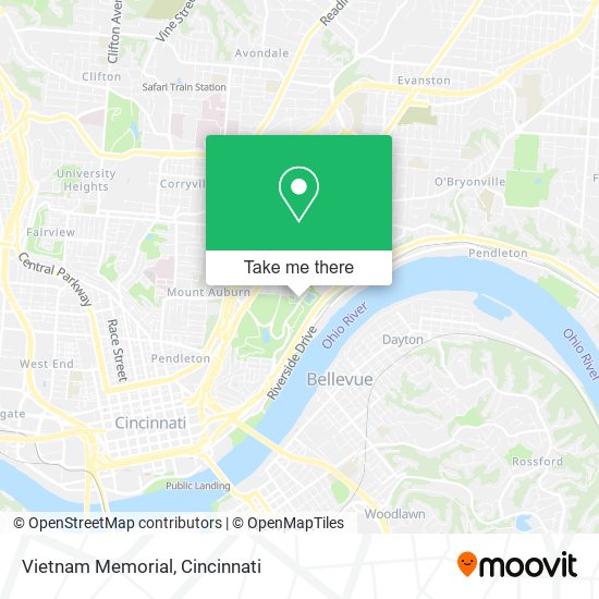 Vietnam Memorial map