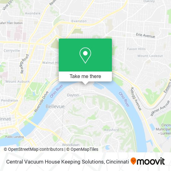 Central Vacuum House Keeping Solutions map