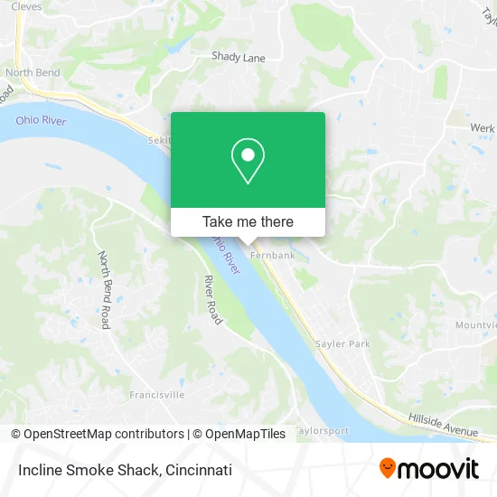 Incline Smoke Shack map