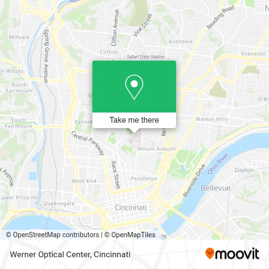 Werner Optical Center map