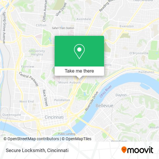 Secure Locksmith map