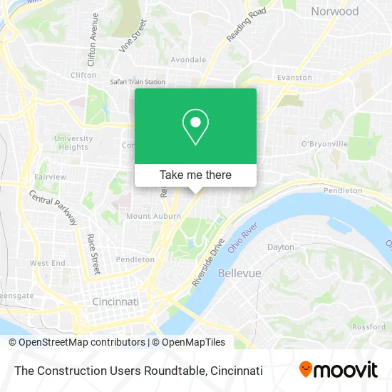 The Construction Users Roundtable map