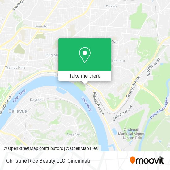 Christine Rice Beauty LLC map