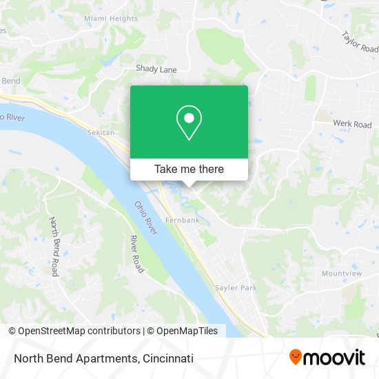 Mapa de North Bend Apartments