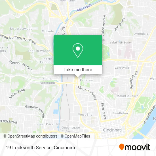 19 Locksmith Service map