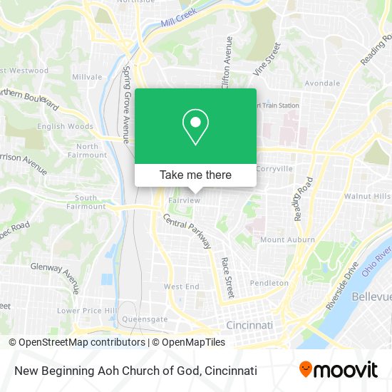 Mapa de New Beginning Aoh Church of God